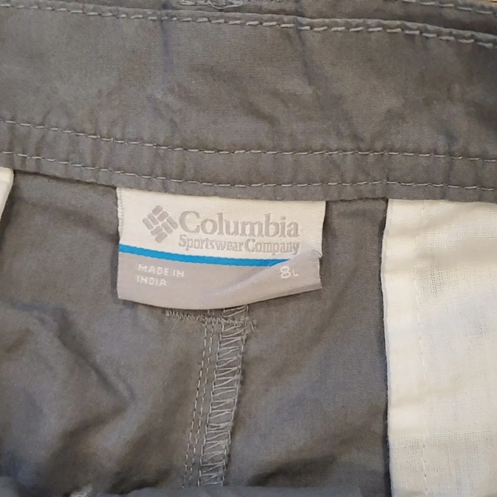 Mens Columbia gray lightweight shorts size 32